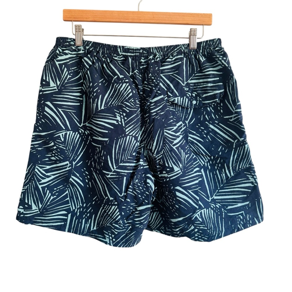 Patagonia Men’s Baggies - Longs 7” - Rain Fern Reverse: Dam Blue